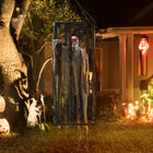 Outsunny Animatronic Skeleton Reaper Halloween Decoration-Life-sized realistic design adds a spooky focal point to your decor 