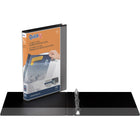 Davis Group QuickFit View Binder - 5/8" - 3-Ring - Letter Size - Black-11.5"H x 10.25"W (For Letter Size)