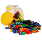 Learning Advantage Double Six Color Dominoes - Set of 168-MAKE MATH FUN -- Try this set of 168 hardwood dominoes next time you're practicing number concepts with kids. Each set features 6 different colours – blue, green, yellow, orange, red and black.