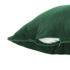 Modway Enhance 24" Performance Velvet Throw Pillow - Green-French Piping Trim