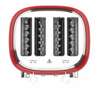 Salton NuRetro Digital 4 Slice Toaster - Space Cherry-Removable stainless steel crumb tray simplifies clean up and keeps counters tidy.