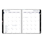 Blueline 2026 Dramatic Floral 14-Month Monthly Planner Printed Cover - 8'' x 5'' - Bilingual-Twin-wire binding with soft printed cover