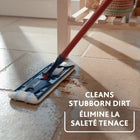 Vileda H2prO Flat Mop System-Add up to 2 tsp of your favourite floor cleaning solution per water tank