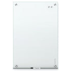 Quartet Infinity Magnetic Glass Dry-Erase Board - White - 96" x 48"-Frosted glass board surface clearly displays any color dry- erase ink