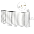 HOMCOM Extendable Steel Fireplace Screen with Fire Spark Guard Cover - Black-Included 2 bolts can fix the screen to the wall for extra stability 