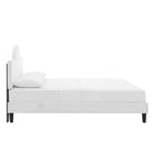 Modway Soleil Performance Velvet King Bed - White-Assembly Required