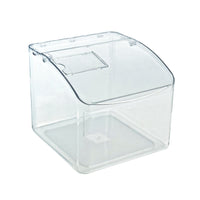 Azar Container - 7" H x 7.75" W x 7.75" D - Clear-Material: Clear Styrene