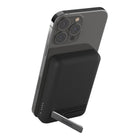Belkin 5K Magnetic Wireless Power Bank + Kick Stand - Black-Comes with a metal fold-out stand for a convenient and hands-free way to use your device while you charge