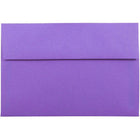 JAM Paper A8 Coloured Invitation Envelopes - 5.5 x 8.125 - Violet Purple Recycled - 50 Pack-These envelopes are perfect to use for sending invitations, greeting cards, RSVP's, thank you cards, gifts for birthdays, graduations, holidays and more