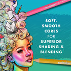 Prismacolor Scholar Coloured Pencils - 24 Pack-Provides point strength - important for developing new skills