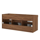 Modway Render 48" Double Sink Compatible Bathroom Vanity Cabinet - White/Walnut-7