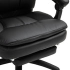 Vinsetto High Back Office Chair with Footrest and Adjustable Height - Black-Colour: Black