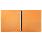 JAM Paper Plastic 3 Ring Binder, 1 Inch, Orange, 4 Pack (751T1org)-4
