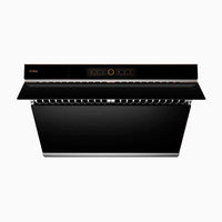 Fotile JQG7501 Slant Vent Series Range Hood - 30" - Black-Black tempered glass