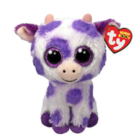 Ty Ethel Purple Cow Plush Toy-Plush
