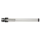 Quartet Aluminum Lightweight Telescoping Easel - 38" - 66" - Silver-Locking cross-braces support up to 25 lbs