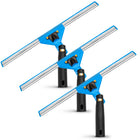 Gritt Commercial 14" Swivel Window Squeegee with Quick Release - 3 Pack-Streak-free window cleaning
