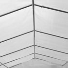 Outsunny 26' x 10' x 7' Large Steeple Walk-in Greenhouse with Steel Frame - White- Robust steel frame with powder coating prevents rust, corrosion, chipping, and peeling
 