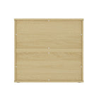 Manhattan Comfort Molly 26" Modern Nightstand - Natural Oak-Home Assembly Required. All Hardware Included