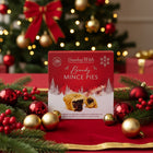 Grandma Wild's Luxury Brandy Mince Pies - 215g - 2 Pack-Filled with raisins, sultanas, currants, apple purée, and mixed peel.