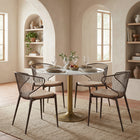 Zuo Silues Dining Chair - Taupe/Brown - Set of 2-Dimensions: 20.3" L x 20.9" W x 29.1" H