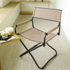 My Home My Living Outdoor Director's Chairs - Tan - 2 Pack-Seat size: 21.5"W x 17"D x 17" High