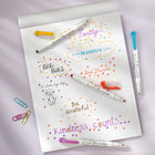 Zebra Dual tip Highlighters - Stamp and Fine Bullet - Assorted Colours – 5 Pack-4