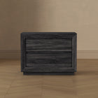 Manhattan Comfort Soren 32" Contemporary 2-Drawer Nightstand - Charcoal Grey-Home Assembly Required (All Hardware Included)