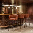 Zuo Garston Barstool - Brown-Assembly required