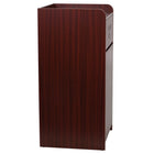 Flash Furniture Wood Tray Top Receptacle - Mahogany-Push Door with ''Thank You'' Message