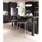 Zuo Ace Counter Stool - Black/Silver - Set of 2-Assembly required