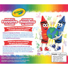 Crayola World's Favourite Colours Crayons - 64 Pack-COLOURING SUPPLIES: Great for school projects, colouring books, journaling, or relaxing creative time - perfect for kids and adults!