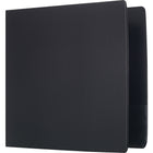 Staples Standard Binder with Label Holder and D Rings - 3" - Black-Slant rings have a high page capacity compared to same size round rings