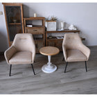 Brassex Arlo Accent Chair - Vintage Beige-Rich color finish