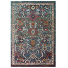 Modway Tribute Every Distressed Vintage Floral Area Rug - 8 ft W x 10 ft L - Multicolored-Distressed Vintage Floral Area Rug