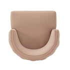 Manhattan Comfort Maya 24.02" Modern Velvet Upholstered Dining Chair - Nude-23.23" L x 20" W x 30.71" H