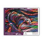 Oscardo Don Chase Salmon Hunter Indigenous Art Puzzle - 1000 Pieces-1000 Piece Puzzle Featuring Indigenous Art - Showcasing authentic designs by First Nations, Inuit, and Métis artists from across Canada
