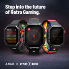  My Play Watch Atari 2600 Retro Gaming Smartwatch-Fitness Integration: Monitor your daily fitness activities including Heart Rate, Steps and Active Calorie burn in the distinctive style of the Atari 2600 , making health tracking both fun and engaging