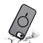 TUFF8 iPhone 17e/16e GlideGuard Mag Rugged Case - Smoke Black-Screen & Camera Protection: Designed with a raised lip for the lens and bezel of the screen to protect your camera, flash, and screen against scratches when placed face down