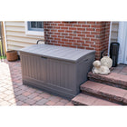 Suncast Extra Large Deck Box - 200 Gal. - Stoney-Multi wall panels are engineered for strength and durability.