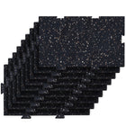 Edgewood IN2FIT Interlocking Impact and Sound Absorbing Fitness Tile - 16.6" x 23.5" - Latte - 9 Pack-Perfect for home exercise rooms, home gyms, rec rooms