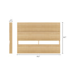 Nexera Panel Headboard - Full Size - Natural Maple-Perfectly matches any full size beds from Nexera and can be paired with Nexera Extension Panels (sold separately)