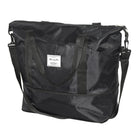 Nicci Travel Weekender Duffel Expandable Bag - Black-Back zipper pocket 