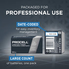 Duracell Procell 9V Alkaline Batteries - 12 Pack-Operating temperatures from -4F (-20C) to 129.2F (54C)
