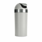 Umbra Venti 16-Gallon (62 L) Trash Can with Swing Top Lid - Grey Steel-Trash Can
