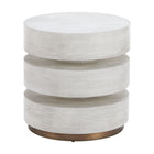 Zuo Laha Side Table - Oak White-Colour: Oak White