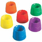 Prang Stable Water Pot Paint Cups - Assorted Colours - 6 Pack-Stable Water Pot