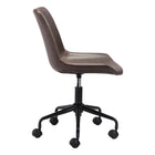 Zuo Byron Office Chair - Brown-3 year limited warranty