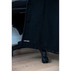 Warmür The Original Office Chair Blanket - One Size - Black-Breathable back panel supports airflow during longer work sessions.
