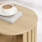 Modway Fortitude Side Table - Oak-Top Weight Capacity: 200 lb